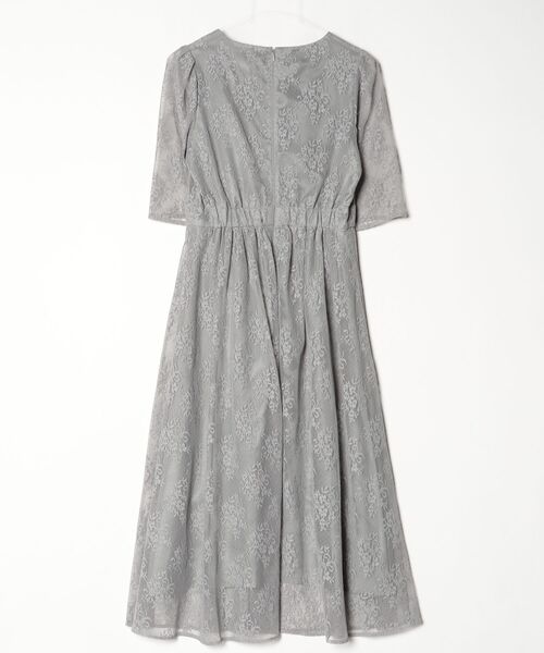 「AIMER」 半袖ワンピース MEDIUM グレー レディース_画像2