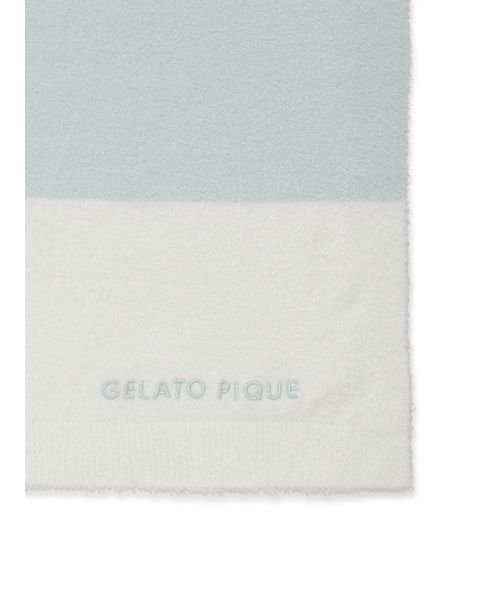 新品未使用【JOEL ROBUCHON】2ボーダーブランケット gelato pique（ジェラートピケ） ブランケット スムーズィー2ボーダー