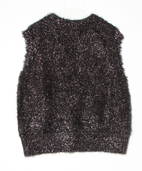「Gypsohila」 ニットベスト FREE ブラック レディース_画像2