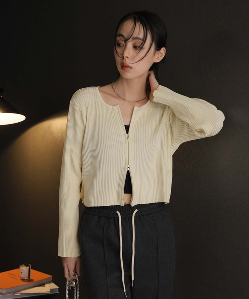 「Girly Doll」 ニットカーディガン M ブラック レディース_画像8