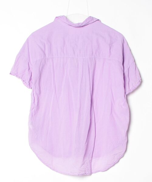 Frank&Eileen」 半袖シャツ XX-SMALL パープル レディース 半袖シャツ
