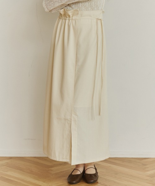 OLUN スカート multiway wrap skirt/マルチウェイラップスカート