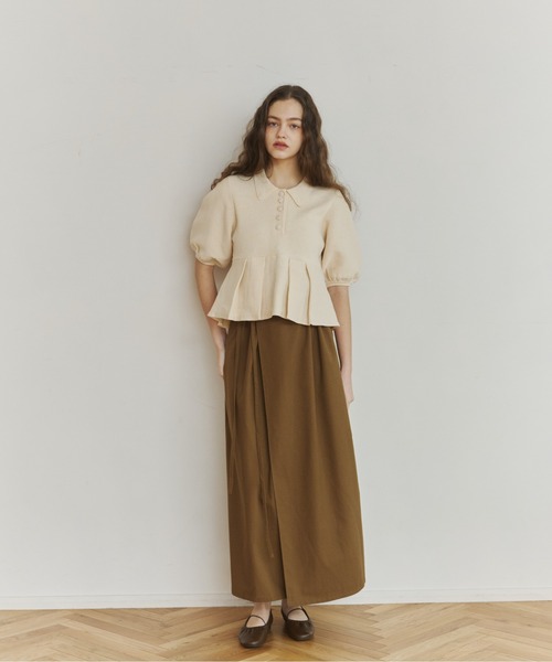 JULIUS ラップスカート OLUN スカート multiway wrap skirt/マルチウェイラップスカート