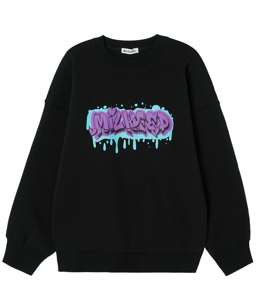 「MILKFED.」 スウェットカットソー ONE SIZE ブラック レディース_画像2