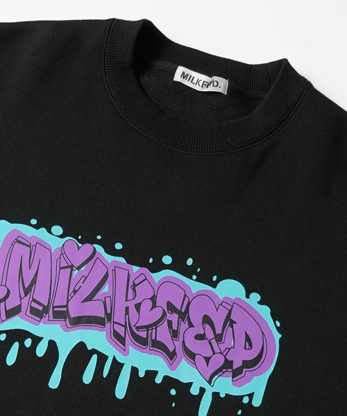 「MILKFED.」 スウェットカットソー ONE SIZE ブラック レディース_画像4