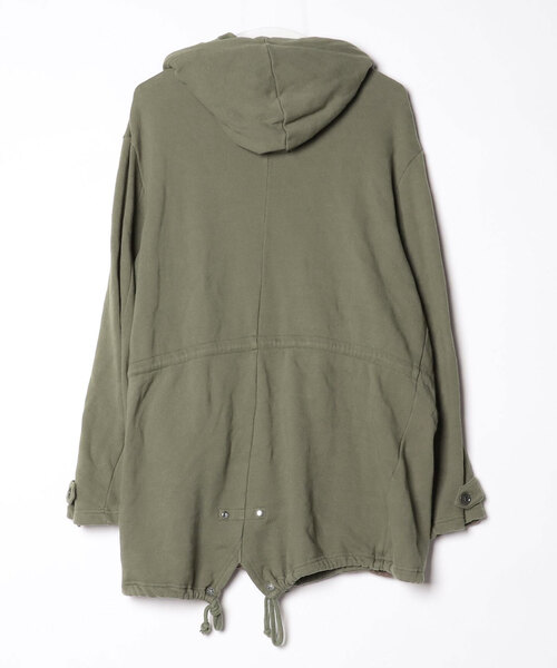 「CABANE de ZUCCa」 ジップアップパーカー M size グリーン メンズ_画像2