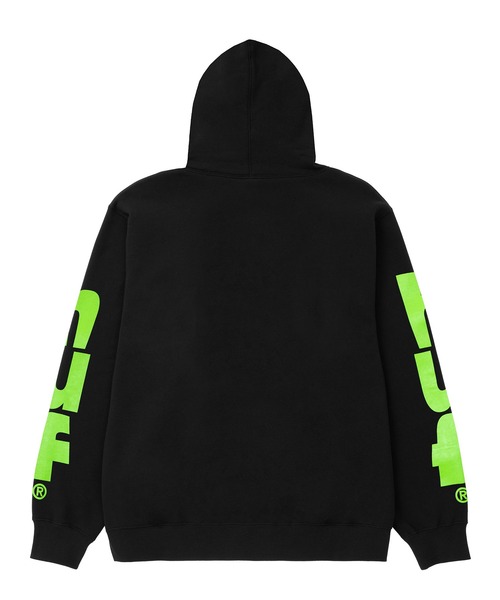 「HUF」 プルオーバーパーカー S ブラック メンズの画像