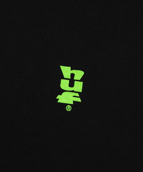 「HUF」 プルオーバーパーカー S ブラック メンズの画像