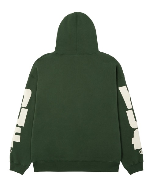 「HUF」 プルオーバーパーカー S ブラック メンズの画像