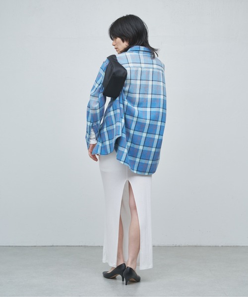 「GALLARDAGALANTE」 長袖シャツ FREE ブルー レディース