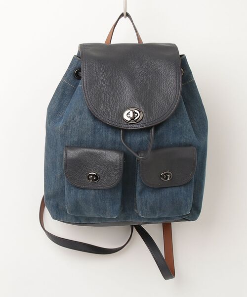 COACH ネイビー リュック・バックパック COACH（コーチ） リュック - ネイビー レディース : ZOZOTOWN Yahoo!店