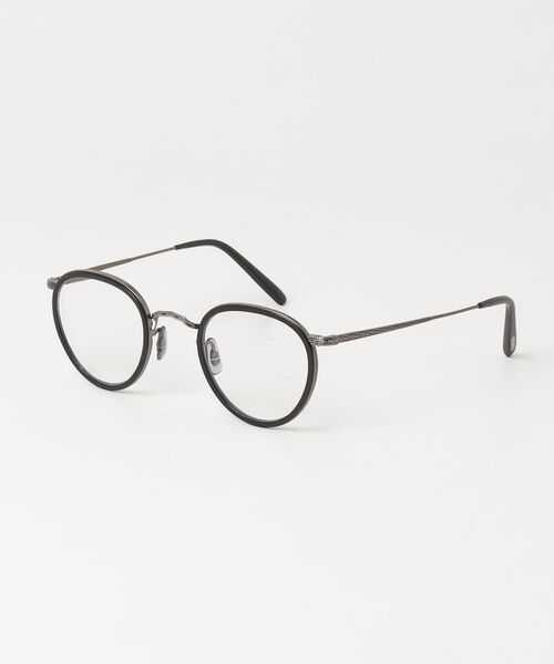 「OLIVER PEOPLES」 メガネ 46 ブラック メンズ