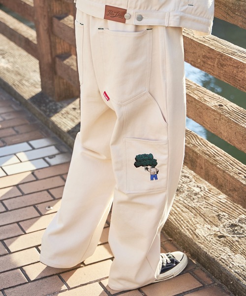 「BEN DAVIS」 ペインターパンツ LARGE ブラック メンズ_画像7