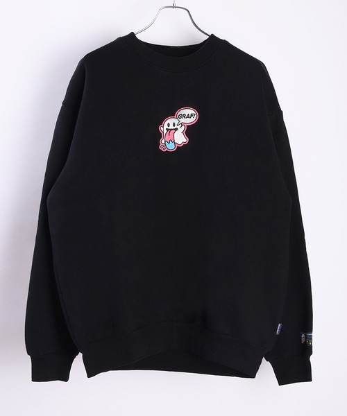 「GRAF&WU」 スウェットカットソー M オートミール メンズ_画像3
