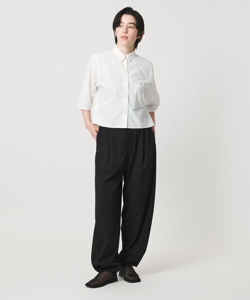 ワイドパンツ パンツ 「MARW UNITED ARROWS」バルーン パンツ UVカット レディースの画像