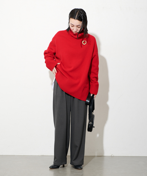 「JOURNAL STANDARD」 イージーパンツ 40 ベージュ レディース_画像6