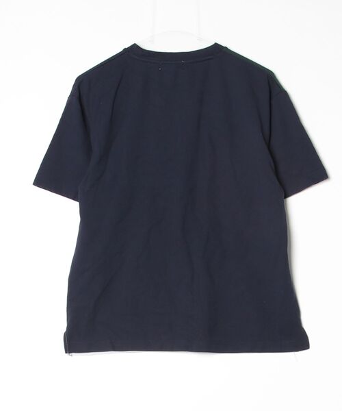 「ABAHOUSE」 半袖Tシャツ 48 ネイビー メンズ_画像2