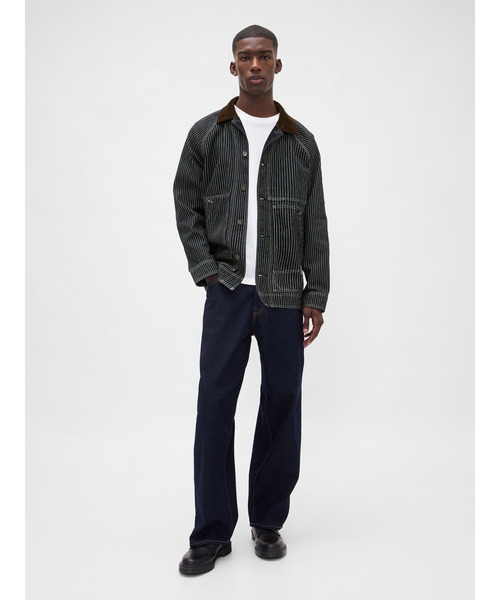 「GAP」 デニムジャケット X-LARGE ネイビー メンズ_画像2