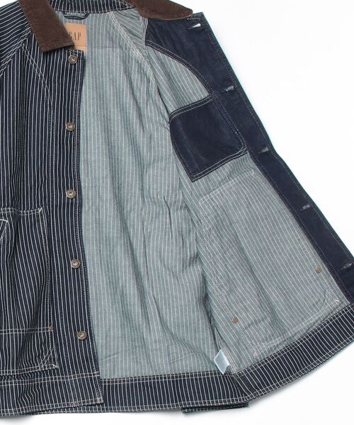 「GAP」 デニムジャケット X-LARGE ネイビー メンズ_画像7