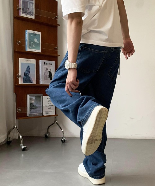「ARCADE」 デニムパンツ L ブルー メンズ_画像5