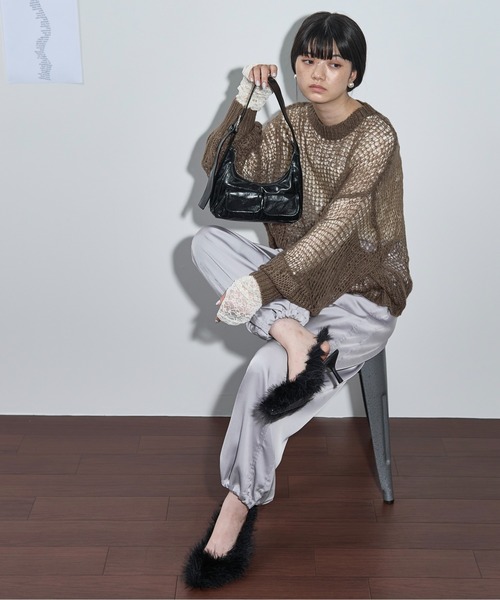 「THE YOn」 パンプス 37 ブラック レディース_画像4