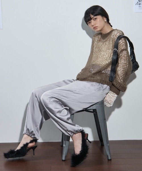「THE YOn」 パンプス 37 ブラック レディース_画像5