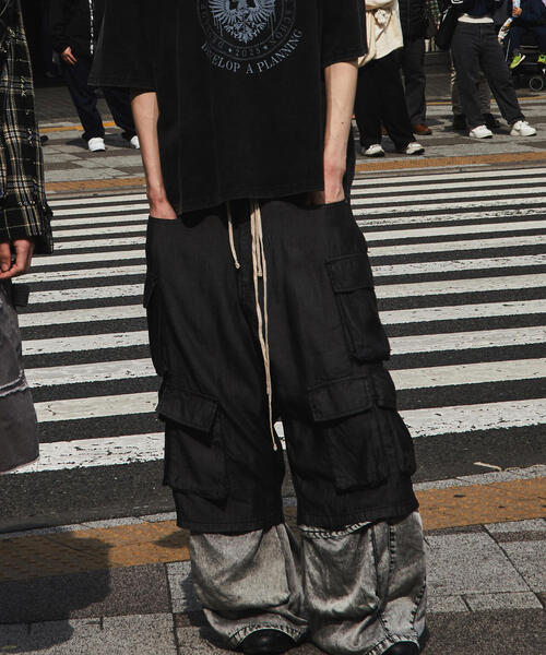 DANKE SCHON（ダンケシェーン） カーゴパンツ L ブラック メンズ