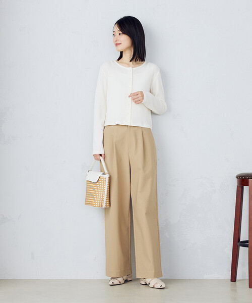 「COMME CA MODELS」 チノパンツ SMALL ブラック レディース_画像6