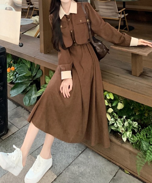 「FAVORITO」 シャツワンピース M ブラック レディース_画像5