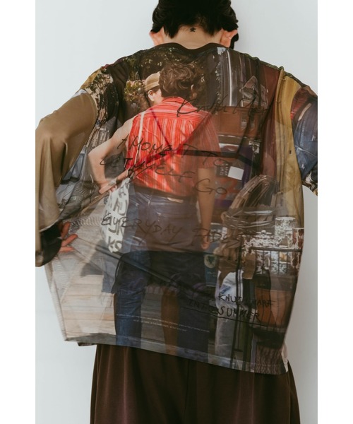 Knuth Marf（クヌースマーフ） tシャツ oji sheer long-sleeve tee