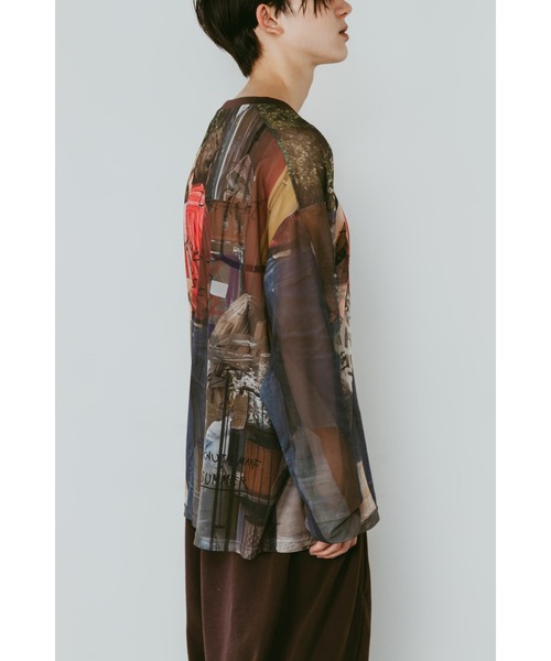 Knuth Marf（クヌースマーフ） tシャツ oji sheer long-sleeve tee