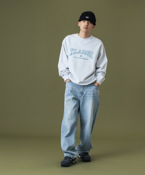 「XLARGE」 デニムパンツ 34inch ライトインディゴブルー メンズ_画像4