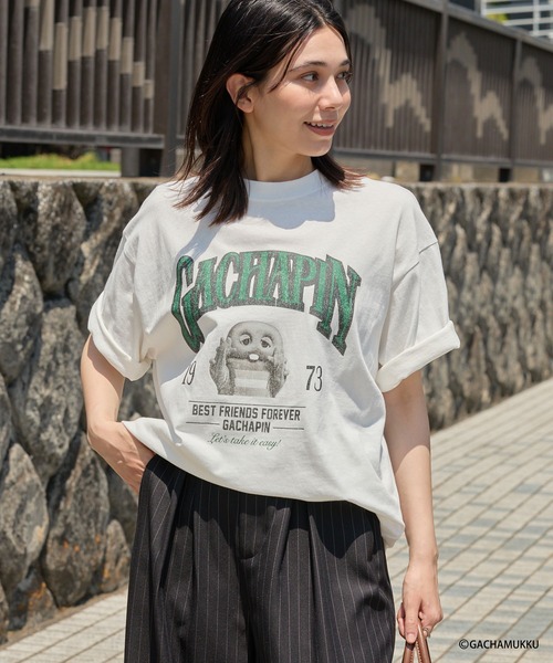 MONO-MART（モノマート） tシャツ 「ガチャピン・ムック」別注