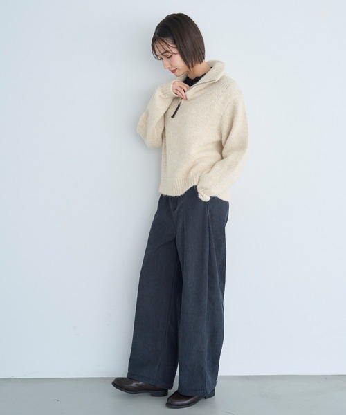 「mil」 パンツ - テラコッタ レディース_画像7
