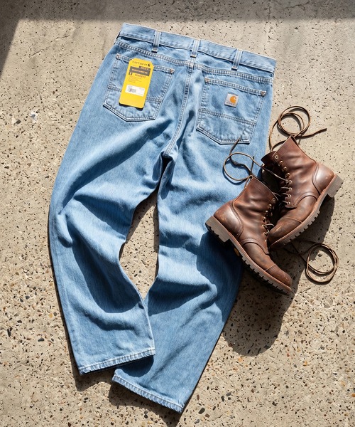 パンツ 古着 カーハート Carhartt RELAXED FIT テーパードデニムパンツ