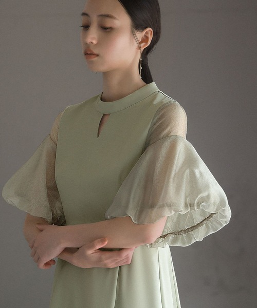 「GIRL」 半袖ワンピース L ピンク レディース_画像6