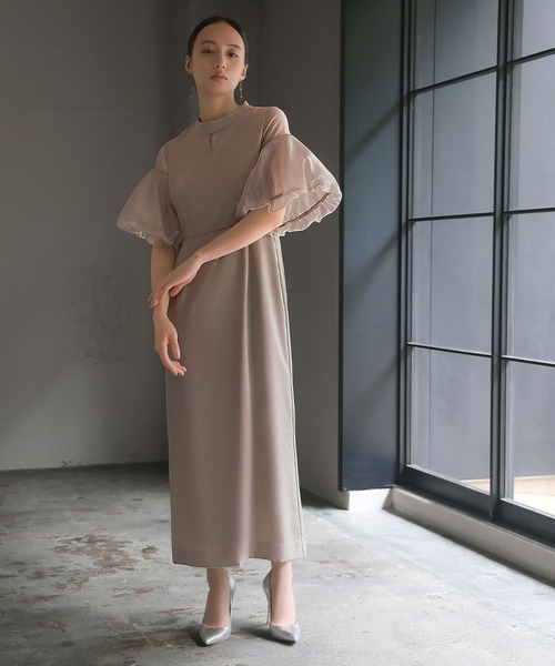 「GIRL」 半袖ワンピース L ピンク レディース_画像9