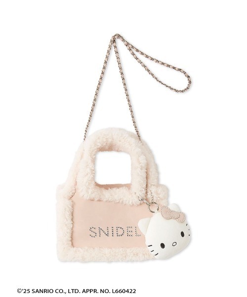 SNIDEL（スナイデル） 2WAYバッグ「HELLO KITTYコラボ」 F ブラウン 