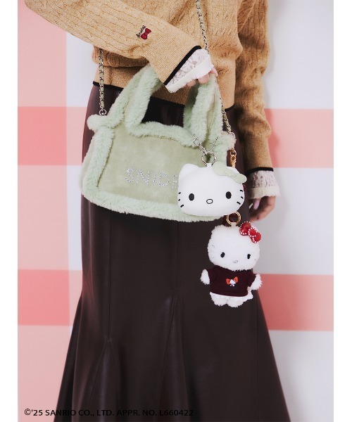 SNIDEL（スナイデル） 2WAYバッグ「HELLO KITTYコラボ」 F ブラウン 