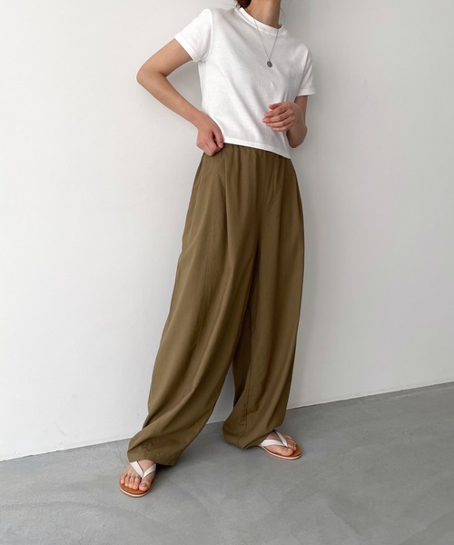 「CANAL JEAN」 「El mar」半袖Tシャツ ONE SIZE ヘザーグレー レディース_画像7