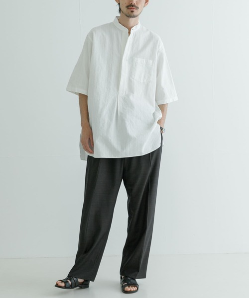 「MASTER&Co」 半袖シャツ 1 ホワイト メンズ_画像5