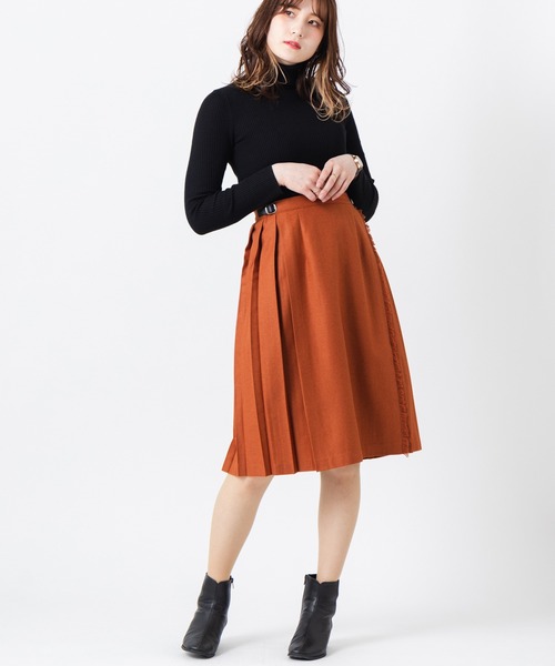 O'NEIL of DUBLIN ウールミックスキルトスカート O'NEIL of DUBLIN（オニールオブダブリン） スカート ウールミックス