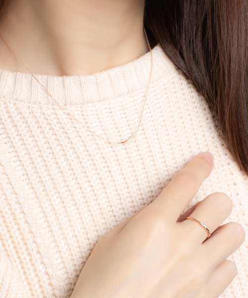 ESTELLE（エステール） 指輪 リング K10 ピンクゴールド ダイヤモンド