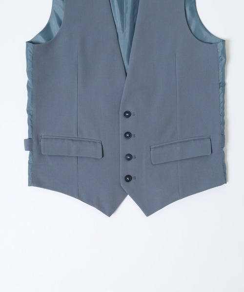 【3ピース】THE SUIT COMPANYセットアップスーツ グレー M相当 ✨美品✨ THE SUIT COMPANY スーツ セットアップ 3ピース M