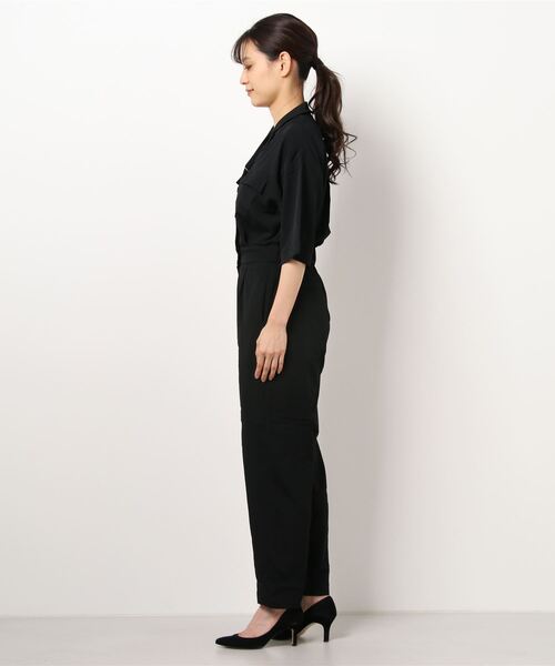 オールインワン レディース OPEN COLLAR JUMP SUIT/オープンカラージャンプスーツ｜zozo｜03