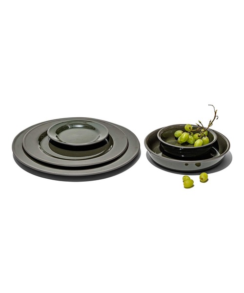 食器 FOREST GREEN DINNERWARE Plate Φ27 | PUEBCO | 04