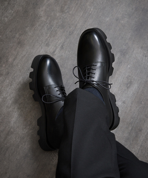PADRONE ビジネスシューズ パドローネ / PLAIN TOE with Chunky