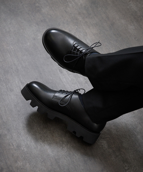 PADRONE 日本製　レザー　プレーントゥ　革靴 PADRONE ビジネスシューズ パドローネ / DERBY PLAIN TOE SHOES