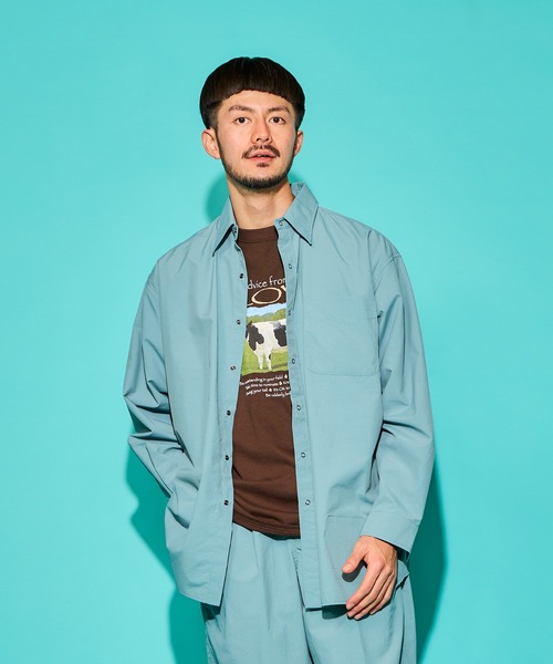 BURLAP OUTFITTER シャツ L/S B.B. SHIRT SOLID / ロング