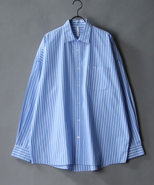 SITRY（シトリー） シャツ Oversize Drop shoulder broadcloth shirt